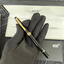 SALE Montblanc Meisterstück Classique 163 Rollerball Pen Black Gold NIB Germany picture