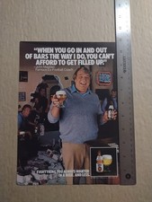 1985-Miller Lite- John Madden Famous  Ex Football Coach Drinks It-Print/AD-VTG picture