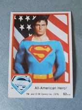 1978 Topps SUPERMAN #63 RC ~ All American Hero  Rookie  Card picture