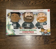 Eagles A Philly Special Christmas Holiday Huddle Plush Collector Set picture