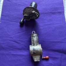 2 Antique/Vintage 1800's  mechanical nutmeg grinder/grater. picture