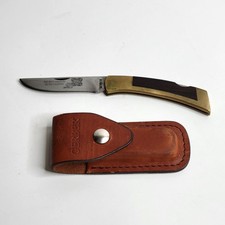 Gerber Blitz Weinhard Bicentennial Folding Knife Leather Sheath Portland OR USA picture
