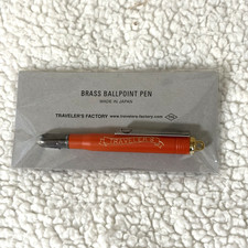 TRAVELER'S Notebook Brass Ballpoint Pen Kyoto Limited vermilion picture