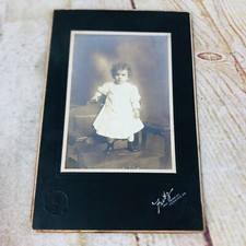 VTG Early 1900s Studio Portrait Photo of Edwardian child PA USA picture