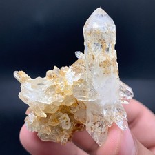 Quartz Siderite Inclusions Crystal Specimen - From Zhob, Balochistan, Pak picture