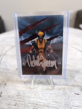 2023 Fleer Ultra Wolverine Red Foil Patrick Faricy Logan Auto Card 08/74 🔥🔥 picture