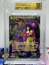 Dragon Ball Masters 3 Glorious Fighters BT3-0133 SS4 Son Goku **BGS 10** picture