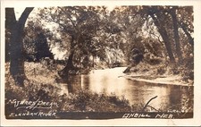 Real Photo Postcard Natures Dream Elkhorn River in O'Neill, Nebraska picture