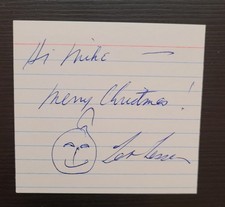 LEN LESSER SEINFELD EVERYBODY LOVES RAYMOND UNCLE LEO AUTOGRAPH SKETCH RARE picture