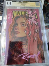 Invincible 1 CGC x JSA 9.8 Panosian Remark Signed Ottley Atom Eve Foil 1500 picture
