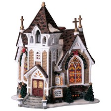 Lemax Harvest Crossing Village Little River Church 45069 picture