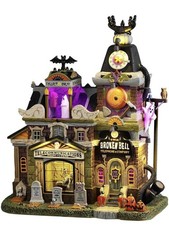 Lemax Spooky Town The Broken Bell Telephone Company picture