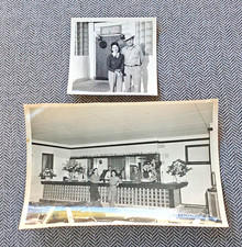 2 Vintage B&W Photo Prints Bar Gallup Studio Kingman Arizona Interior &  People picture