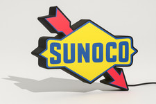 Lighted SUNOCO Sign – Approx. 9