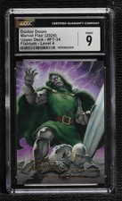 2023 Flair Marvel Flairium Level 4 Doctor Doom Casey Parsons CGC 9 Mint 1q9r picture