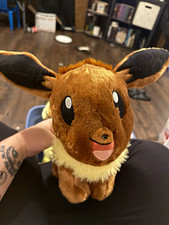 Build-A-Bear Workshop Pokémon Eevee Plush Stuffed Animal Brown Cream Black picture