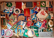 Vintage Collection Russian Soviet Pin Badge USSR Set 50 pcs. picture