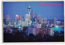 Postcard Panoramic View Seattle Washington USA picture
