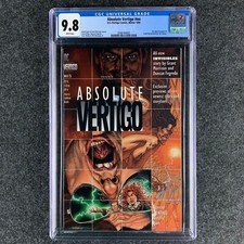 🔑 ABSOLUTE VERTIGO #1 CGC 9.8 (1995 Vertigo) Predates Preacher #1 1st App Hexy picture