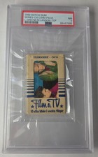 1962 DUTCH GUM HB LORNE GREEN/M, LANDON UNOPENED PACK PSA 7 picture