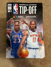 NYCC 2026 NBA TIP OFF COMIC BOOK #1 LEBRON JAMES JALEN BRUNSON KNICKS 76ERS picture