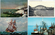 1943-69 Mayflower Sagamore Bridge Cape Cod Plymouth Massachusetts Postcard LOT picture