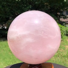 10.12LB Rare Natural Pink Crystal Ball Quartz Crystal Bll Reiki Healing 6569 picture