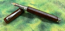 Montegrappa Symphony – Dark Briar Wood/Sterling Silver /  M  nib /  E  picture