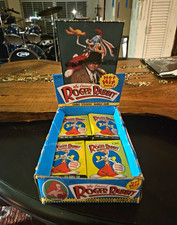 Topps 1988 Who Framed Roger Rabbit Trading Card Box w/18 Pac Stickers Bubble Gum picture