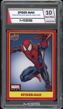 2020 Upper Deck Marvel Ages #284 SPIDER MAN MGS Graded 10 Gem Mint picture