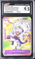 One Piece Promotional Cards Monkey D. Luffy #P-041 CGC 9.5 2023 picture