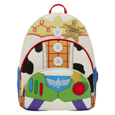 Loungefly Disney Toy Story 5 Triple Pocket Jessie Woody Buzz Mini Backpack Bag picture