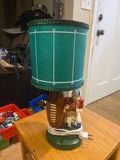 Vintage 1975 Sears Roebuck Company Football And Player night lamp w/field shade picture