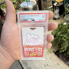 Bandai 1996 Japanese Pokémon Carddass Vending Ditto #132 PSA 9 118880964 picture