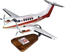 US Army Corps Of Engineers Beech Super King Air 200 Desk Model 1/32 SC Airplane picture