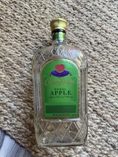 Empty Glass  Crown  Royal  Regal  Apple  1.75 L picture