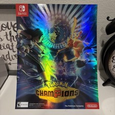 Pokemon Champions Holographic Poster from Pokemon Worlds 2026 picture