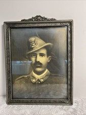 Antique Italian Soldier “ Alpine Infantry “ 12x16” Framed picture