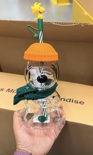 Halloween Gift Special Edition Presale Starbucks x Peanuts Snoopy Glass Cup Pre picture