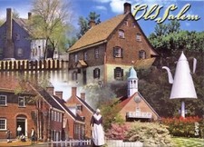Old Salem North Carolina Fridge Magnet picture