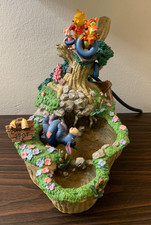 VTG Disney Store Winnie The Pooh And Friends Swimming Spot Water Fountain Works picture