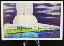 1934 Chicago Worlds Fair Ford Exposition Building Postcard Century of Progress picture