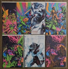 Knight Terrors 1 2 3 4 NM Set Neon Variants 2023 DC Comics  picture