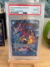 ONE PIECE SANJI TREASURE RARE TR OP09 FR PSA 10 GEM MINT ✨ FRENCH EXCLUSIVE picture