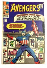 Avengers #16 1965 4.5 VG+🔑1st Team Change Captain America Scarlet Witch Hawkeye picture