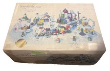 VTG -1998 SEARS LIGHTED TEAPOT VILLAGE CHRISTMAS MERRY MAKING MICE picture