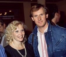 Sandra Dickinson Peter Davison Attending An Event London England S- Old Photo 1 picture