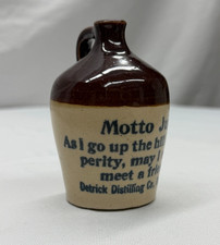 Antique Stoneware Mini Motto Jug - Dayton, Ohio picture