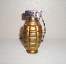 Vintage 1960s PGL Combat Grenade Figural Table Lighter Japan works picture