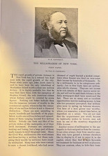 1888 New York Millionaires William Vanderbilt William Astor Cornelius Vanderbilt picture